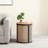 15.70" Round Rattan Woven End Table-970172371