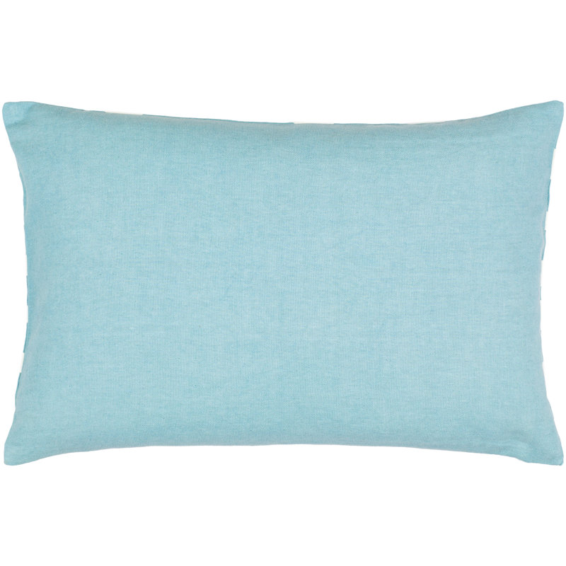 Lachen Pillow Cover & Insert C Lumbar Polyester, Teal/Cream