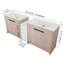 Meuble-lavabo autoportant de 84 po avec lavabo en céramique et armoires de rangement, porte à fermeture douce, tablette réglable-1568606747