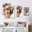 Troupeau de chevaux qui courent III - reproduction sur toile-86807985-86807986
