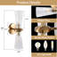 Applique murale 2 lumières Modern Glam