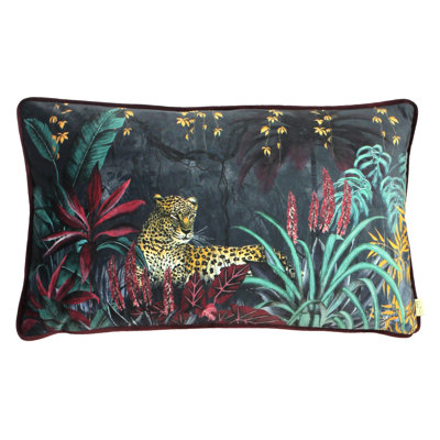 Floral Rectangular Throw Cushion