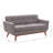 Carmencita 65" Linen Upholstered Square Arm Loveseat-966046579-995237776