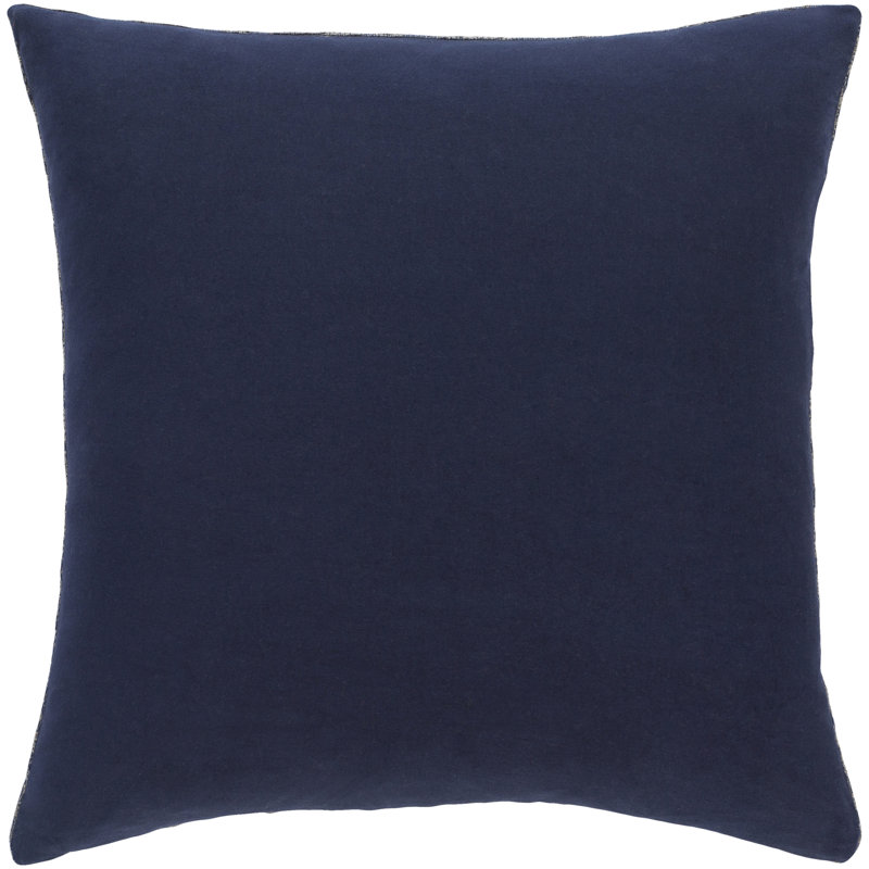 Floral Cotton Throw Pillow, 20" x 20", Down