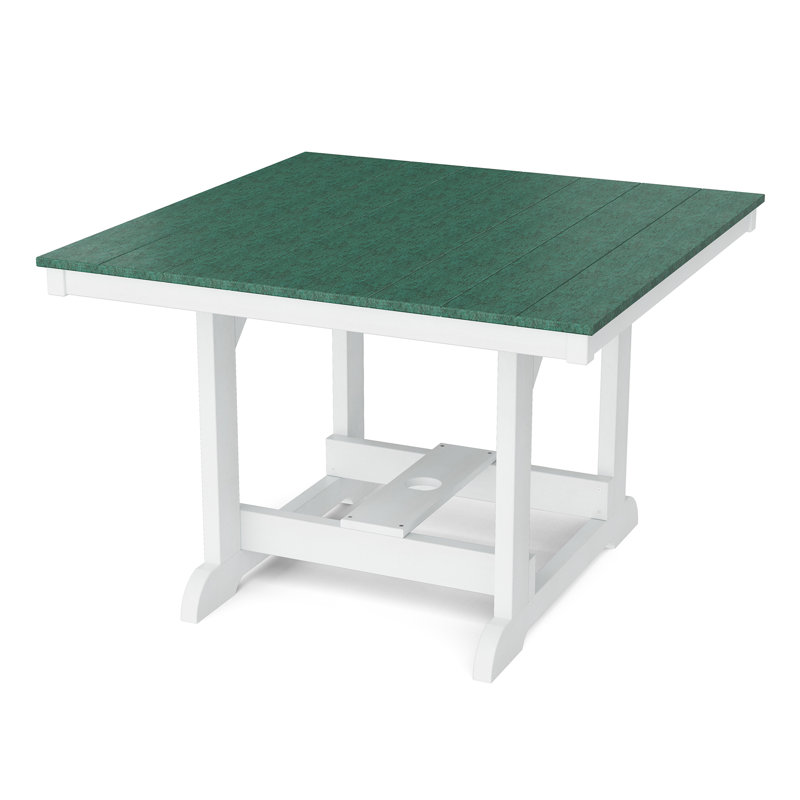 Ensemble de salle à manger 5 pièces 44 "x 44" Heritage, VERT GAZON / BLANC