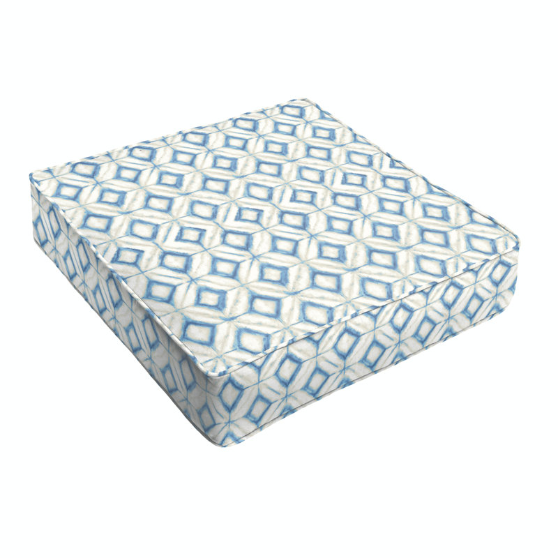 Outdoor 3'' Dining Chair Seat Cushion, 5" H x 22.5" W x 22.5" D