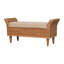 Boucle Upholstered Bench