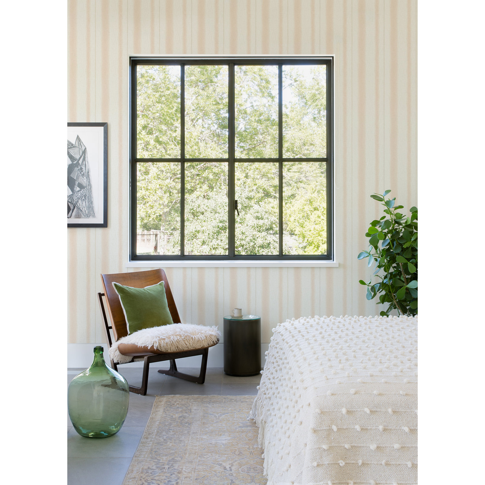 Carmelia Modern Unpasted Wallpaper, Pink