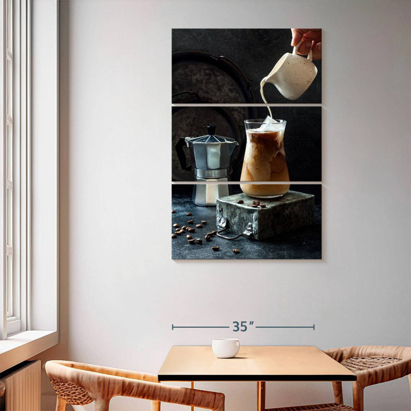 Yarlin Iced Coffee, 65" H x 42" W
