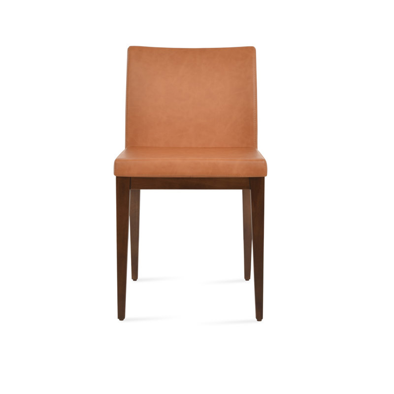 Chaise en bois Aria, Noyer, Caramel