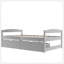 Lit plateforme simple avec deux tiroirs-115693396