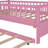 Cincinnatus Wooden House Bed with Trundle and Shelf-626881182-659941614