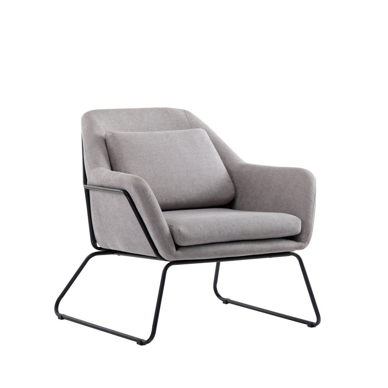 Andice Upholstered Armchair, Grey