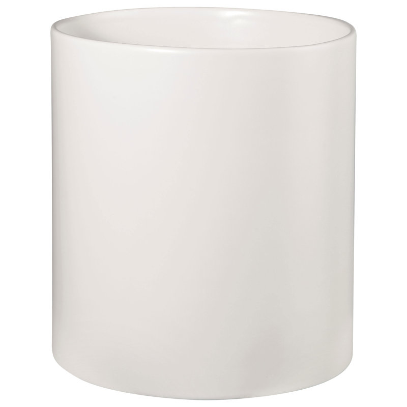 ASA Selection Haruko Cachepot, White, 29cm H x 27.5cm W x 27.5cm D