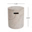 Table d'appoint en béton Travertine Finish