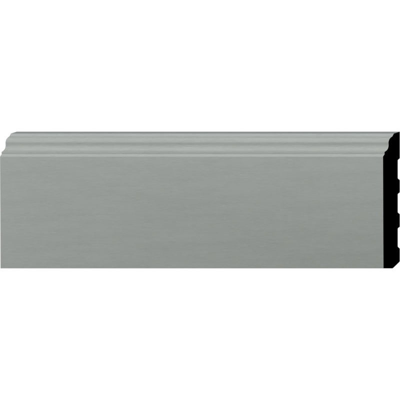 Barcelona White Polyurethane Baseboard Moulding, 94.5" Length (8-Pack)