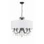 Lustre noir mat 5 lumières Havant