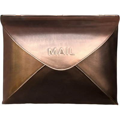 Nach Wall Mount Mailboxes For Outside, 11 X 5 X 8.75 Inch Copper Wall Mailboxes For Outside, Waterproof Mailboxes For Outside - Envelope Mailbox