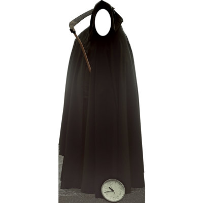 Sp12094 Death Grim Reaper Cardboard Standup