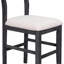 Ensemble de table de salle à manger à hauteur de comptoir 5 pièces avec une table rectangulaire et 4 chaises de salle à manger pour petit espace TopMAX, gris (ancien sku: SP000230AAE)-1004212948
