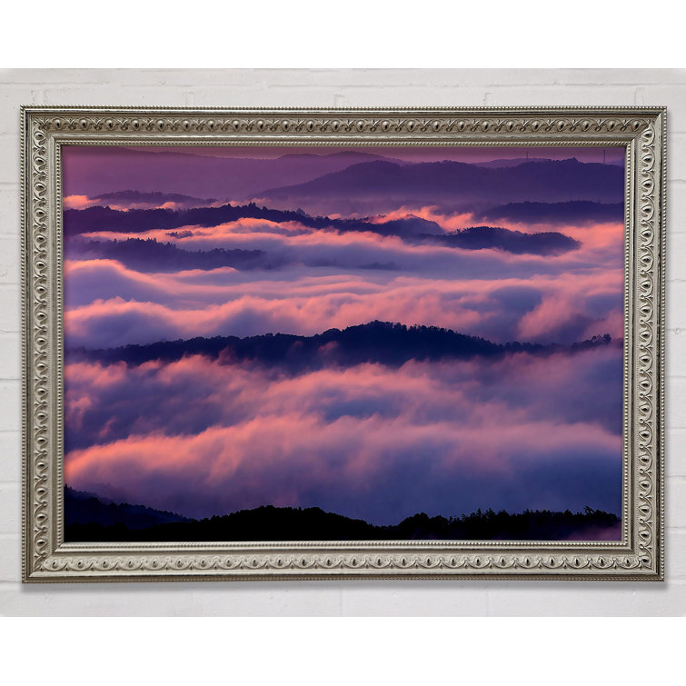 Ebern Designs Sea Of Pink Clouds - Single Picture Frame Print | Wayfair ...