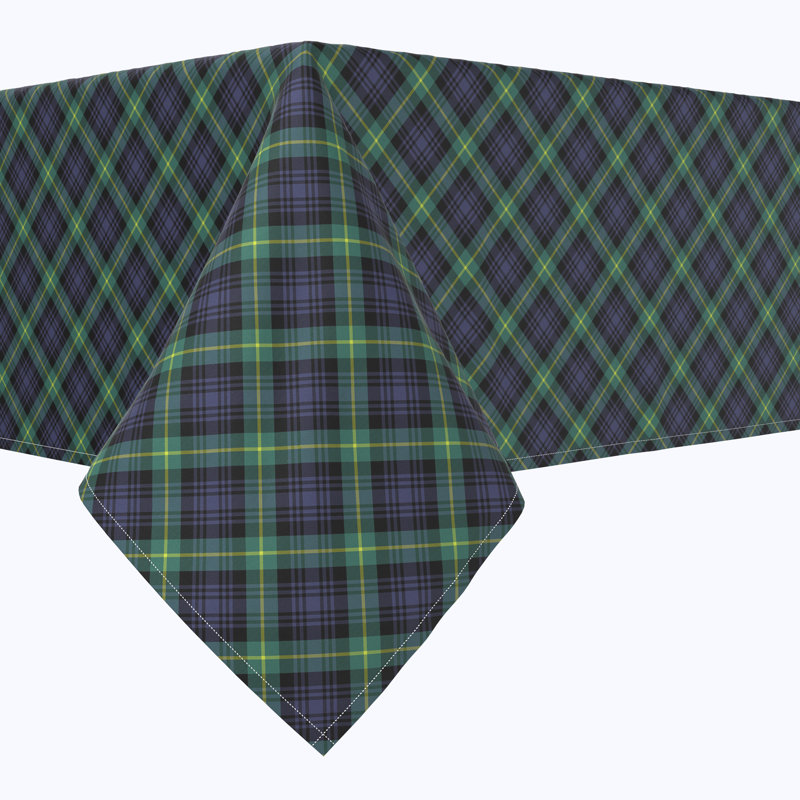 Zunaira Plaid Tablecloth, 104" x 60"
