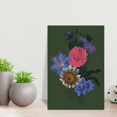 Colorful Garden Bouquet Classic Colorful Elegant Flower Nature Wall Art