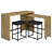 Princella 2 - Person Open Dining Set