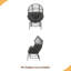 Fauteuil oscillant d'extérieur en osier-1092602009