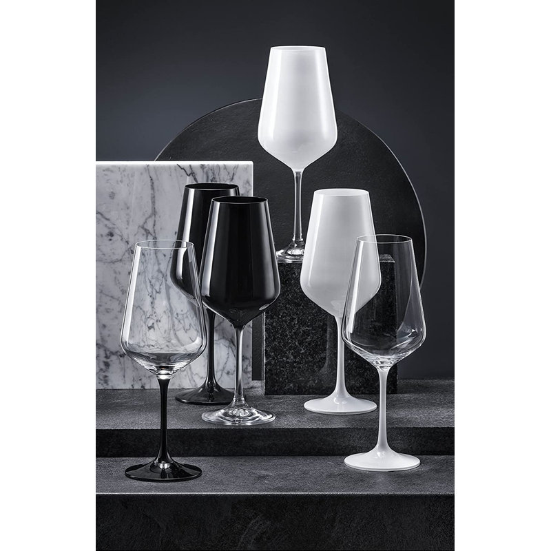 Crystal Wine Glasses - Set of 2