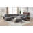 9pcs Compression Module Sectional With Bookshelf Ottoman-145329917
