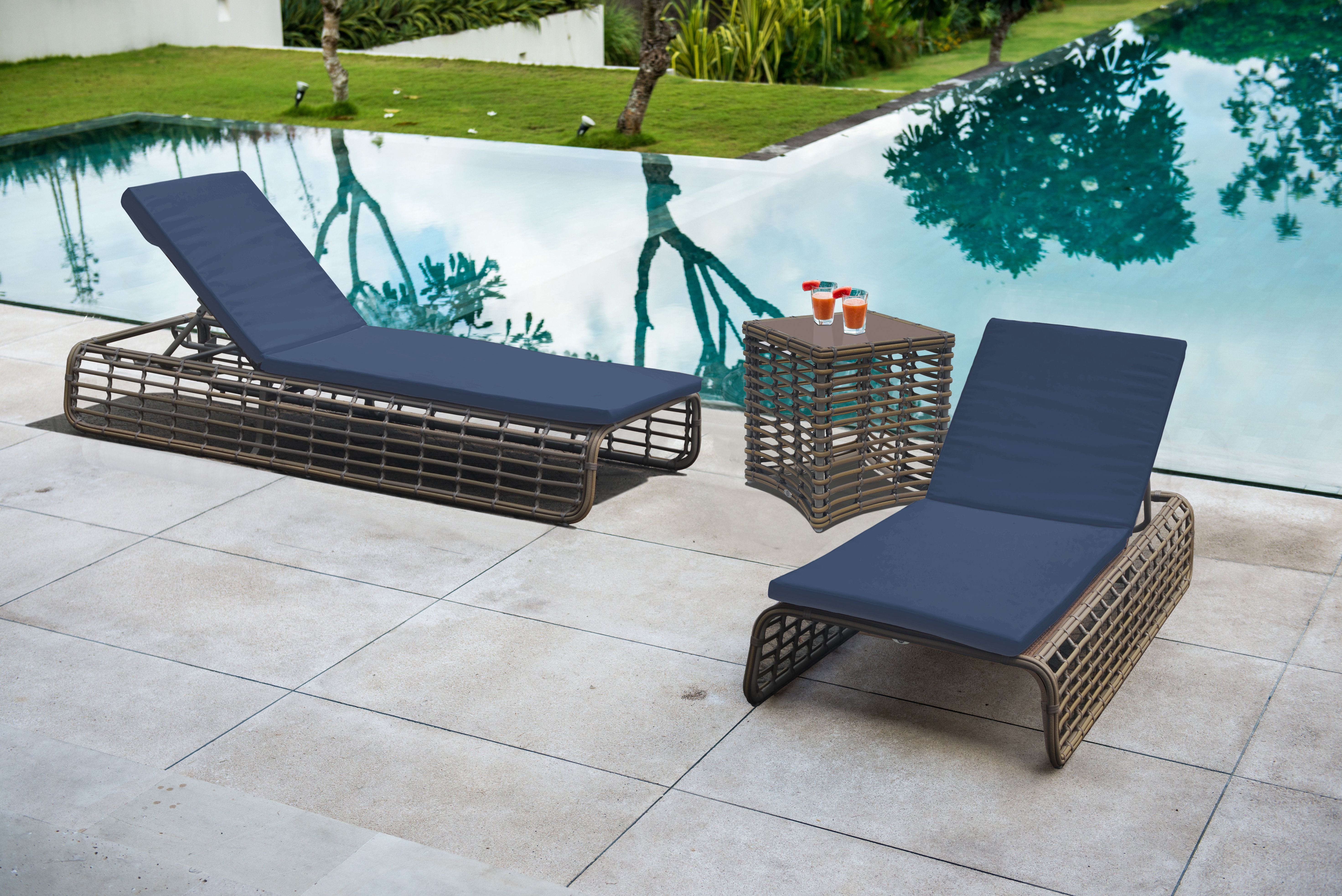 Skyline Design Ruby Outdoor Chaise Lounge