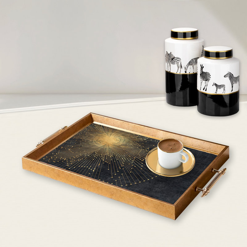 Élégant plateau en verre de 19,7 po x 11,4 po x 1,4 po | Fabrication 100% verre durable | Facile à nettoyer avec un chiffon humide | Idéal pour le service, la présentation décorative et l'organisation | Ajout élégant à la décoration intérieure