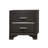 Modern Charcoal Gray Bedroom Storage Set with Dresser, Chest and 2 Nightstands