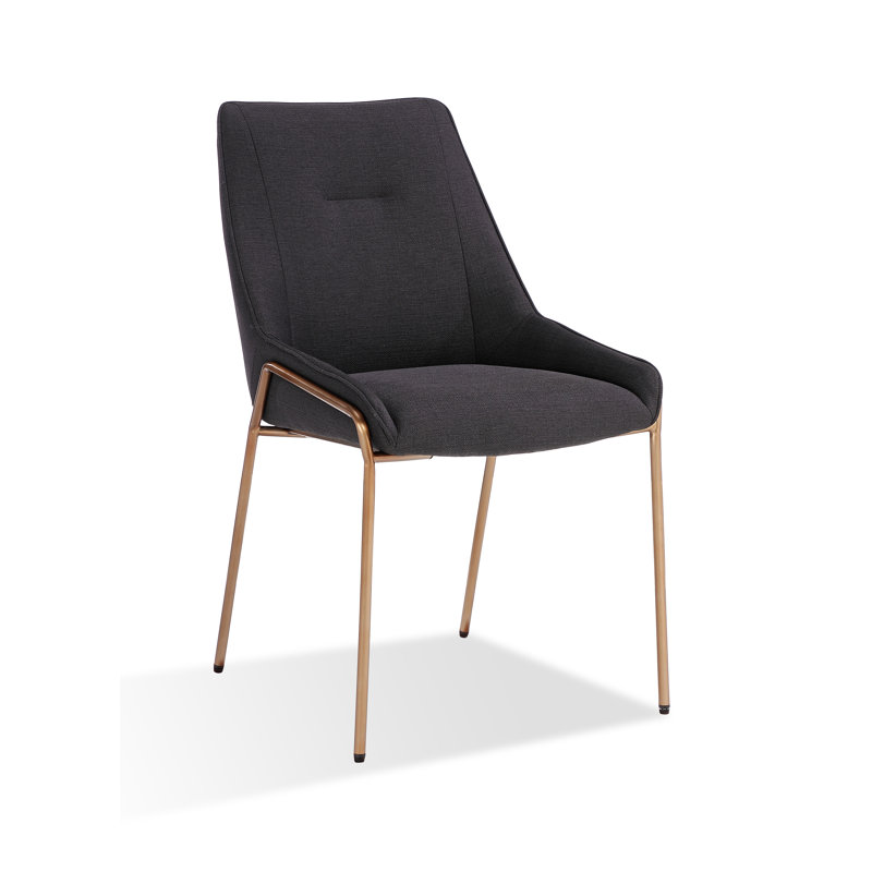 Chaise d'appoint Rosetta, Charbon