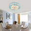 Plafonnier encastré 4 lumières 20 pouces Tiffany