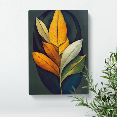 A Spectacular Leaves - Wrapped Canvas Print