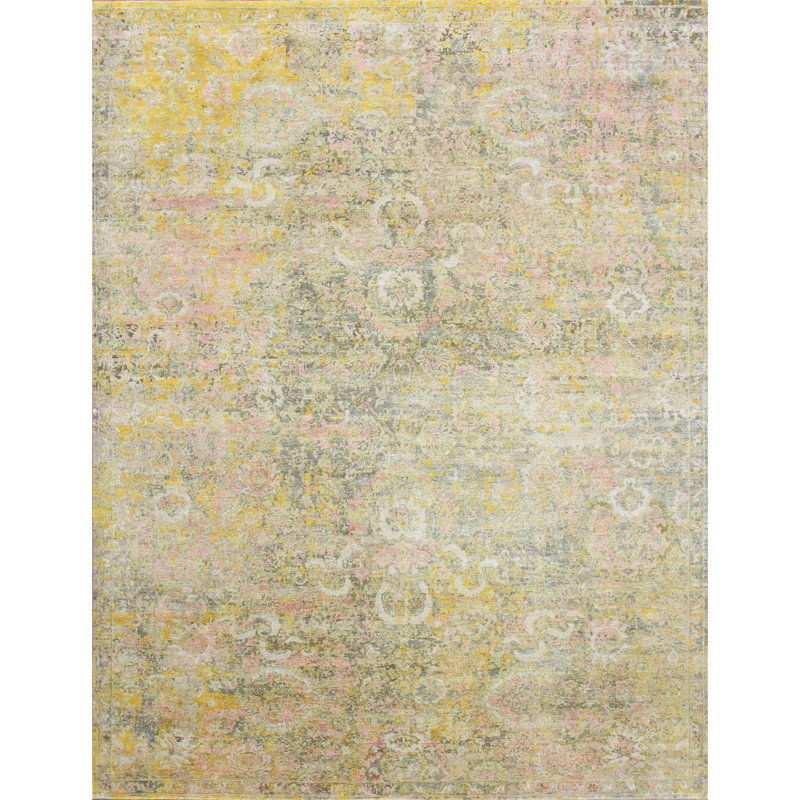 Floral Area Rug, Rectangle 10' x 14'