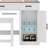 Polett Makeup Vanity With Sliding LED Mirror and Outlets-60778809