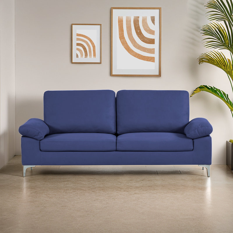 Deeshawn 3 Seater sofa, Blue