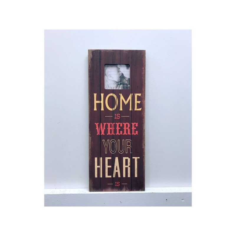 Cadre photo "home coeur"