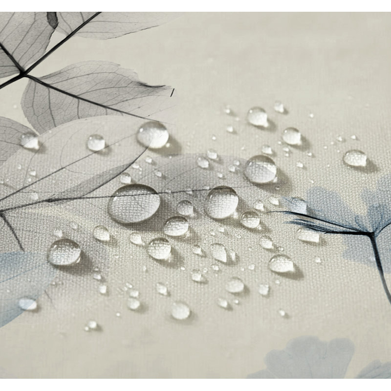  Rideau de douche Whispering Blue Botanicals