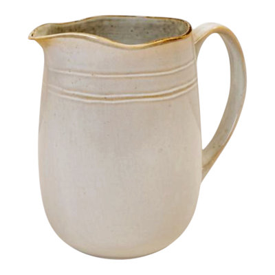 Handcrafted Stoneware Jug Rustic Serving Vase