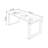 Burlywood Rectangular Solid Wood Writing desk-629719944