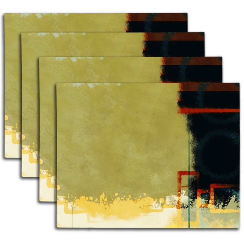 Napperon abstrait en polyester