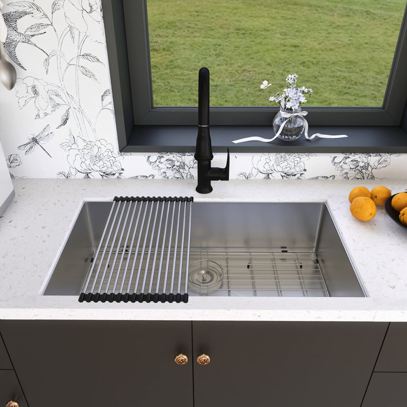 32"X19" Undermount 18 Gauge Stainless Steel Kitchen Sink