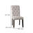 19'' H Tufted Linen Upholstered Parsons Chair
