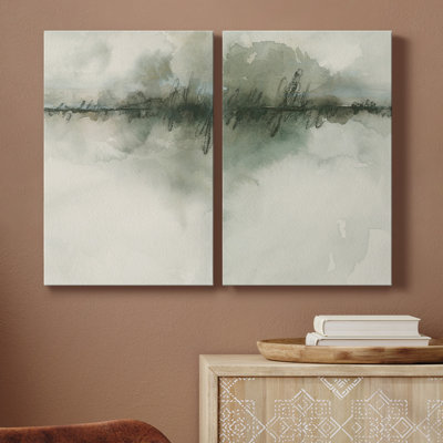 " Scripted Landscape I " 2 - Pieces Painting Print