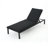 Altje Aluminum Reclining Chaise Lounge with Cushions