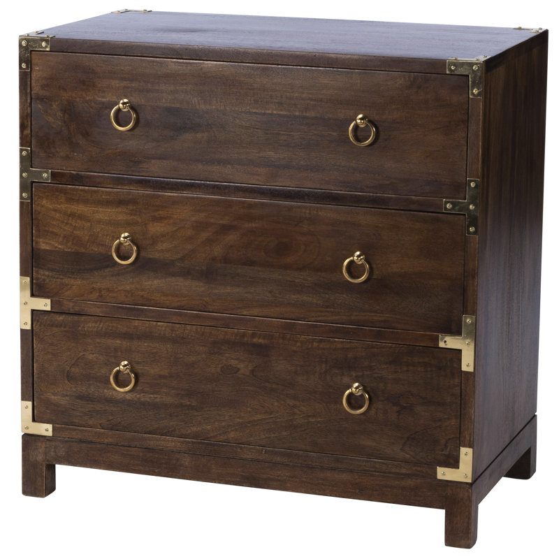 71cm W 3 - Drawer Chest of Drawers, Brown